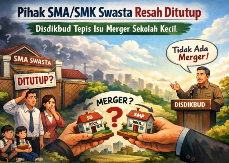 Sekolah Swasta Deg-degan, Disdikbud Lampung Pastikan Tak Ada Merger Paksa
