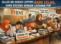 Antri Seharian, Guru dan Siswa PIP Kecewa dengan Layanan BNI Bandar Lampung