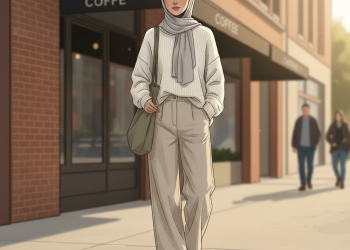 Inspirasi Outfit Hijab Santai tapi Tetap Trendy