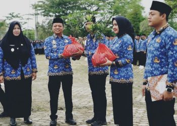Apel Awal 2026, Pringsewu Serahkan Ratusan SK PPPK