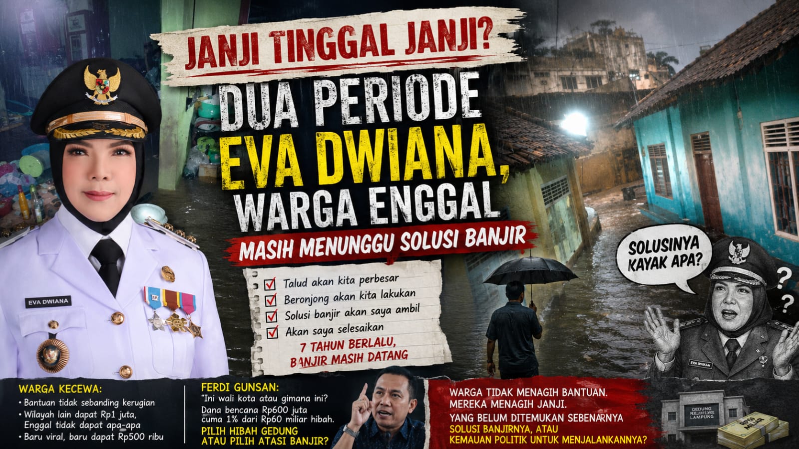 Janji Tinggal Janji? Warga Enggal Masih Menunggu Bukti, Bukan Narasi