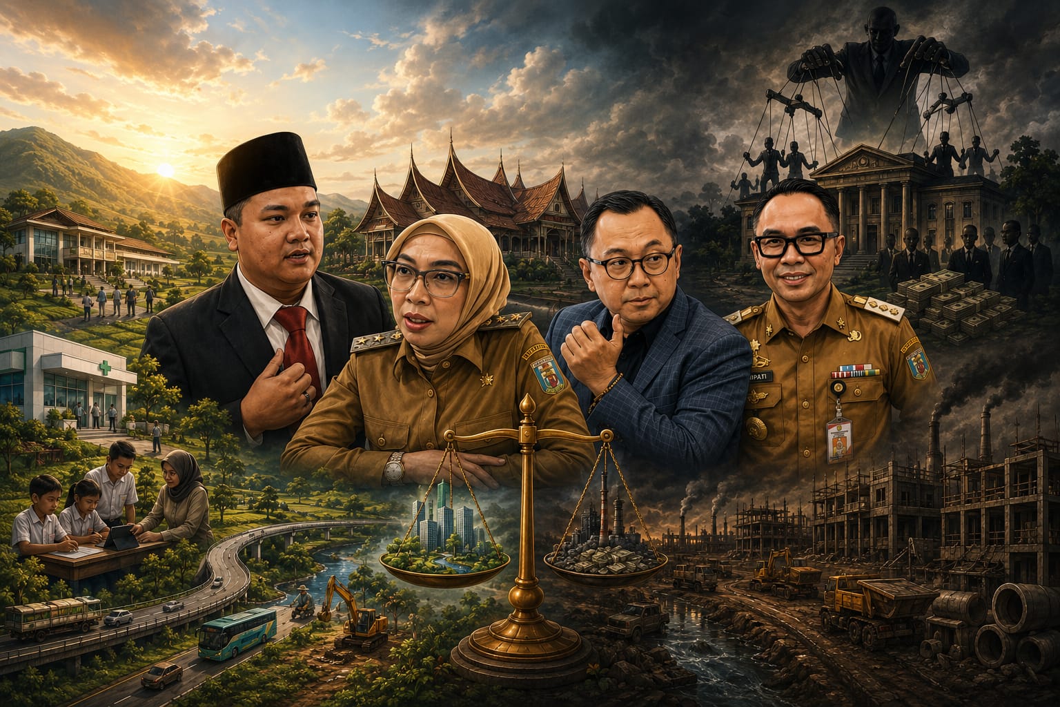 Proyek Infrastruktur hingga Gedung Kesehatan, Siapa Aktor di Balik Tender Way Kanan?