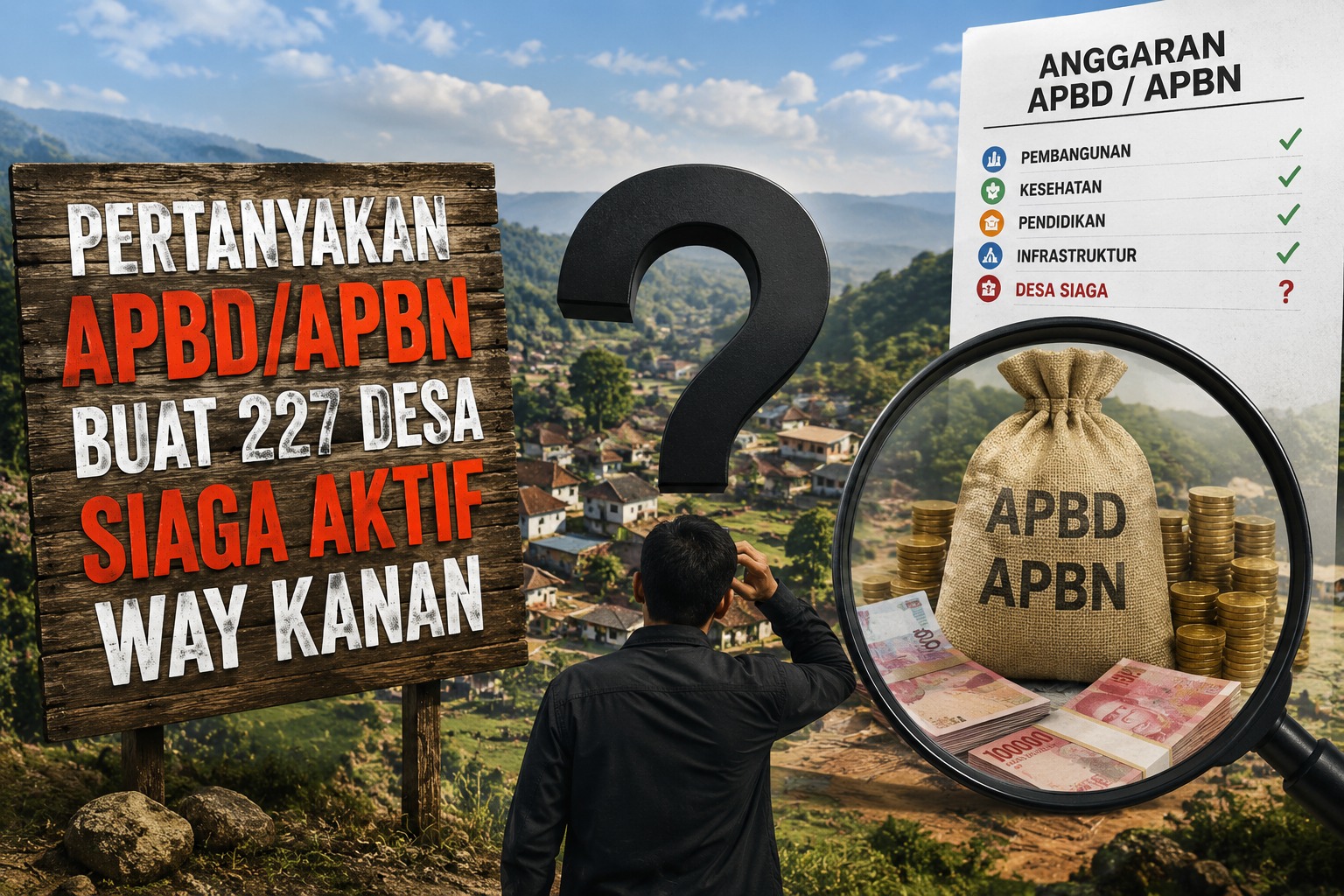 APBD/APBN untuk 227 Desa Siaga Aktif Way Kanan Dipertanyakan