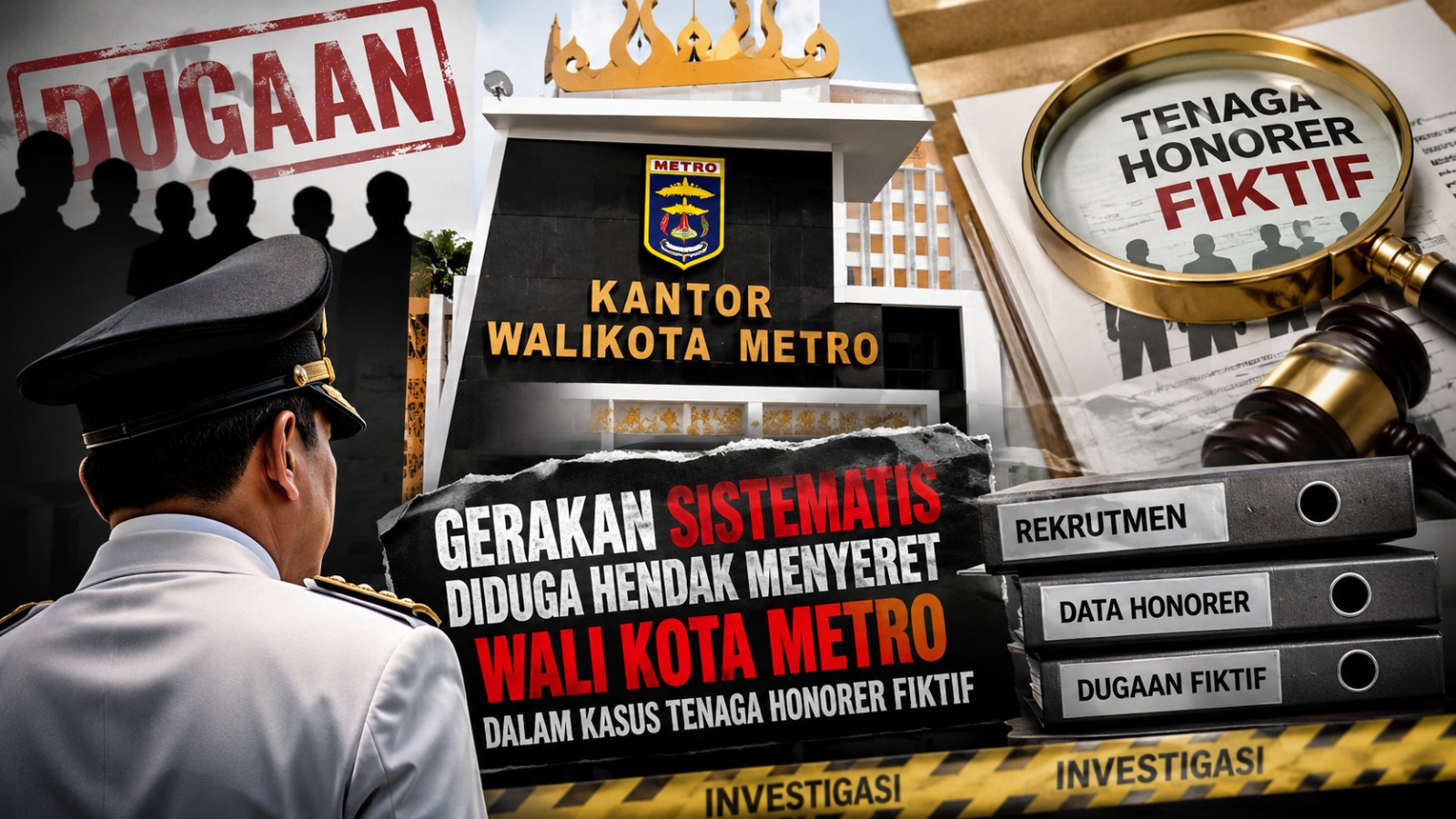Setelah Surat Kesbangpol Diduga Palsu, Kini Video AI Beredar, Ada Apa di Balik Kasus Honorer Fiktif Metro?