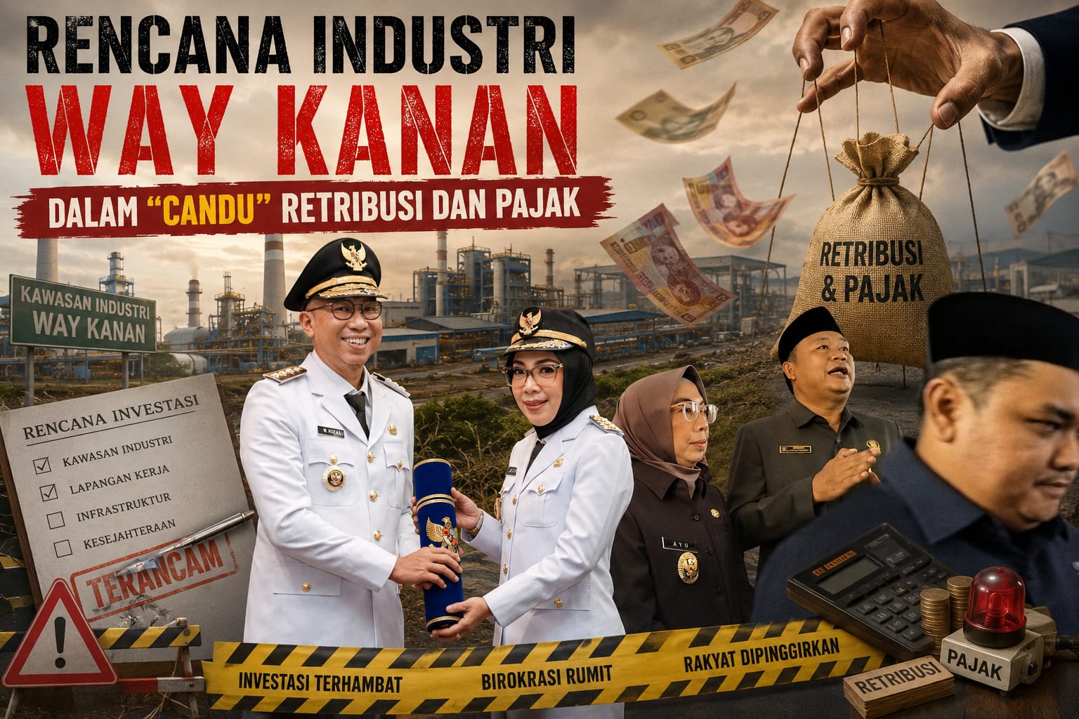 Mimpi Way Kanan Jadi Kawasan Industri, Tantangan Infrastruktur, Investasi, dan PAD Masih Membayangi