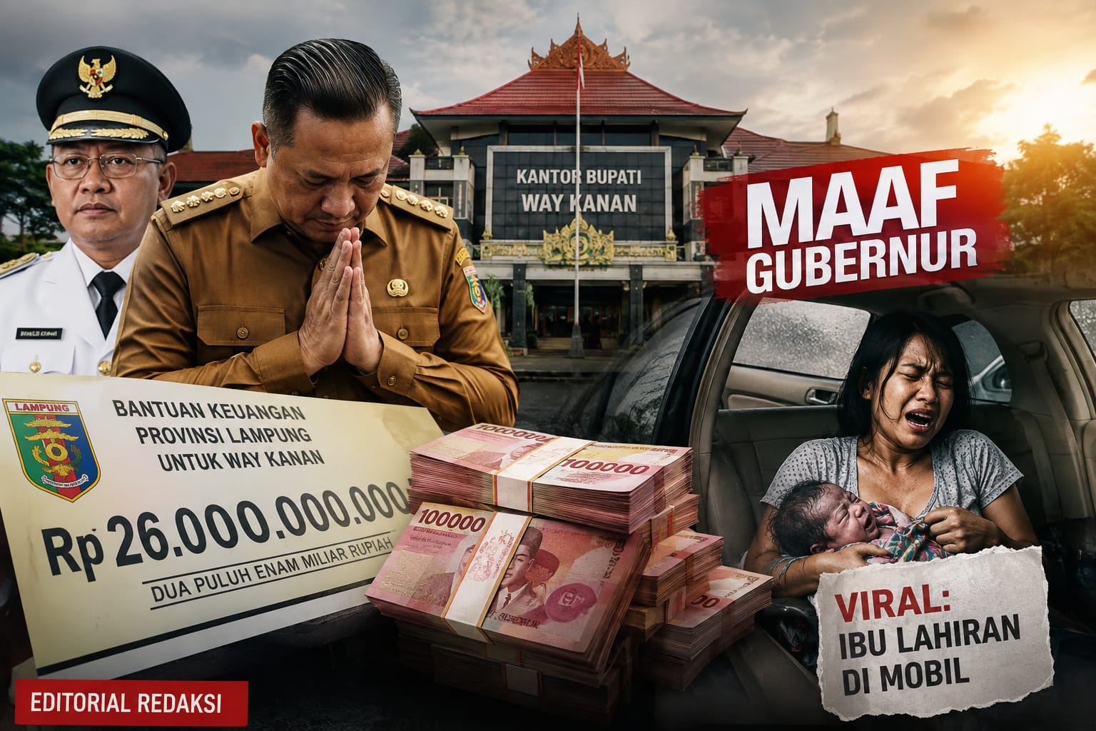 Dari Permintaan Maaf Gubernur hingga PAD Rp46 Miliar, Editorial Soroti Arah Pembangunan Way Kanan