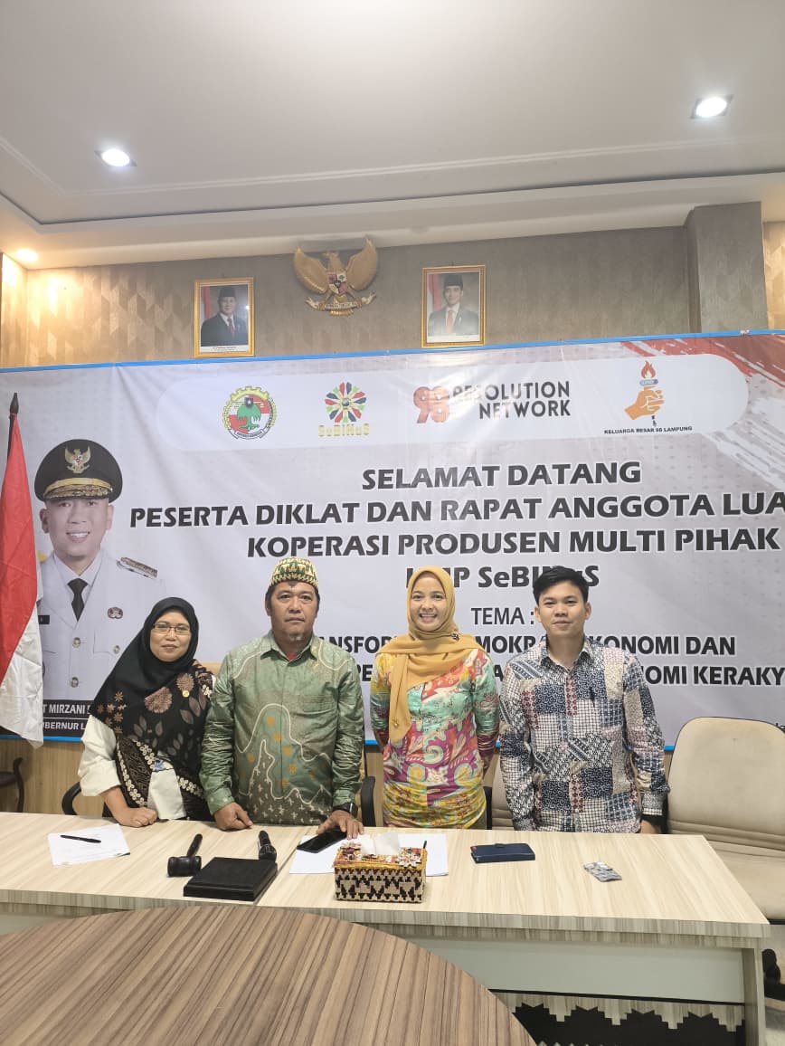 Dari Pelaku UMKM hingga Profesional, KMP SeBINus Satukan Kekuatan Ekonomi Rakyat Lampung