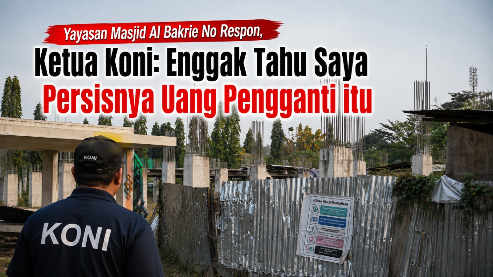 Dana Pengganti GOR Saburai Jadi Tanda Tanya, Yayasan Masjid Al Bakrie Belum Beri Respons