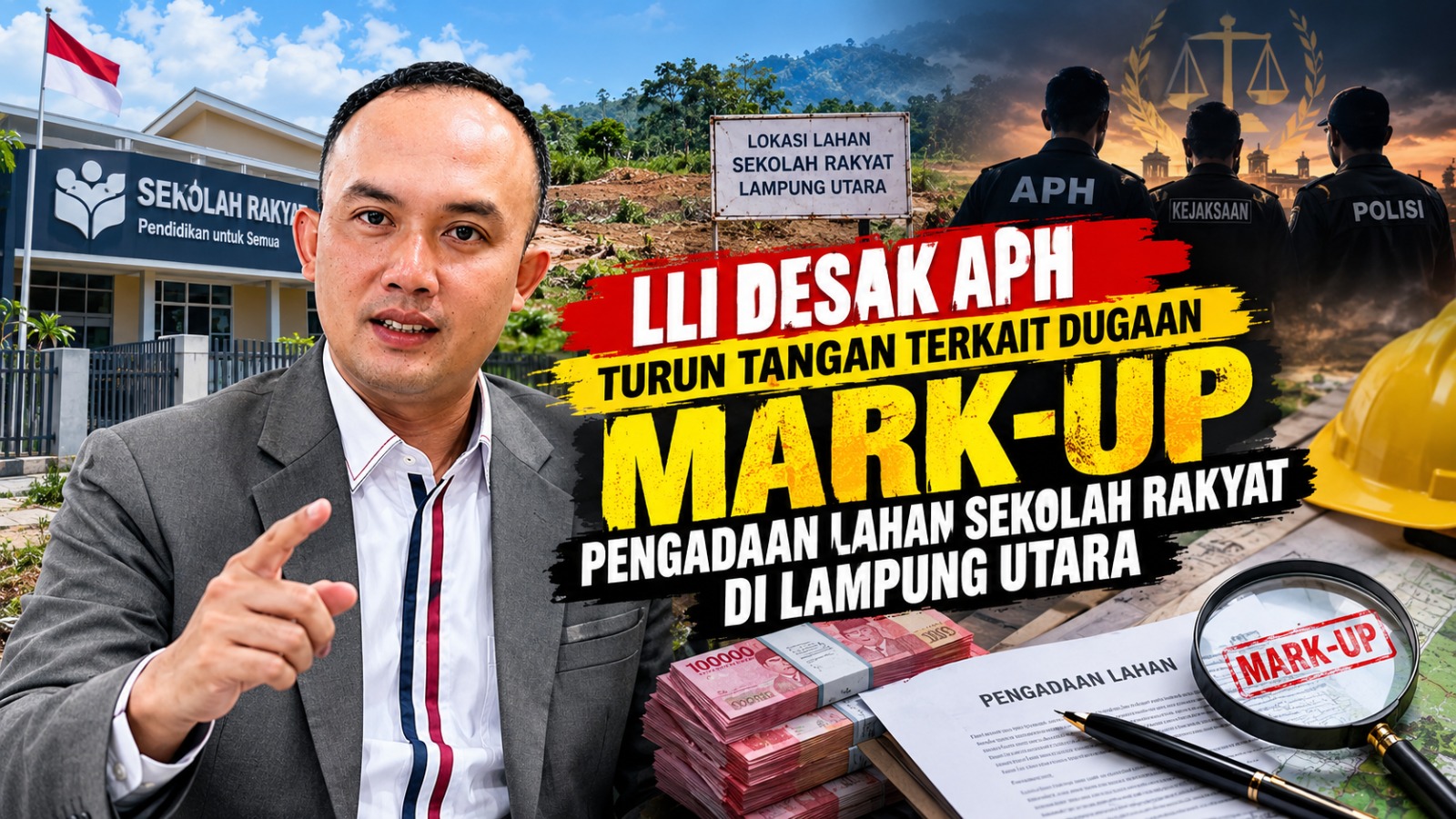 Ada Selisih Harga Tanah, LLI Desak APH Telusuri Pengadaan Lahan Sekolah Rakyat