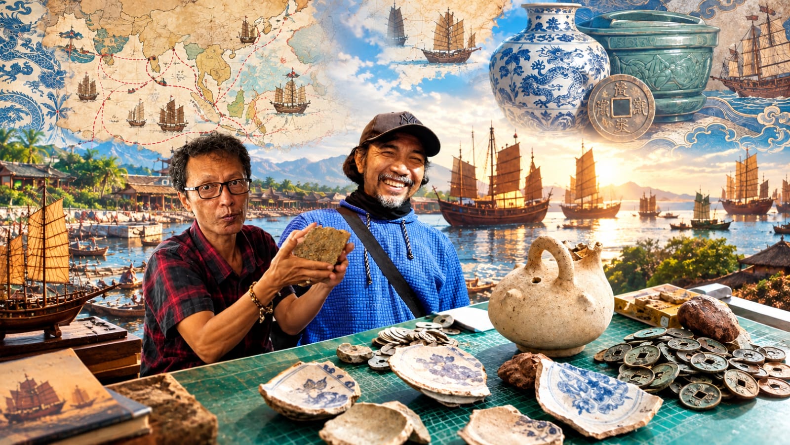 Dari Keratuan Balau ke Jalur Perdagangan Asia, Misteri Artefak Diduga Dinasti Tang-Ming Mulai Terungkap