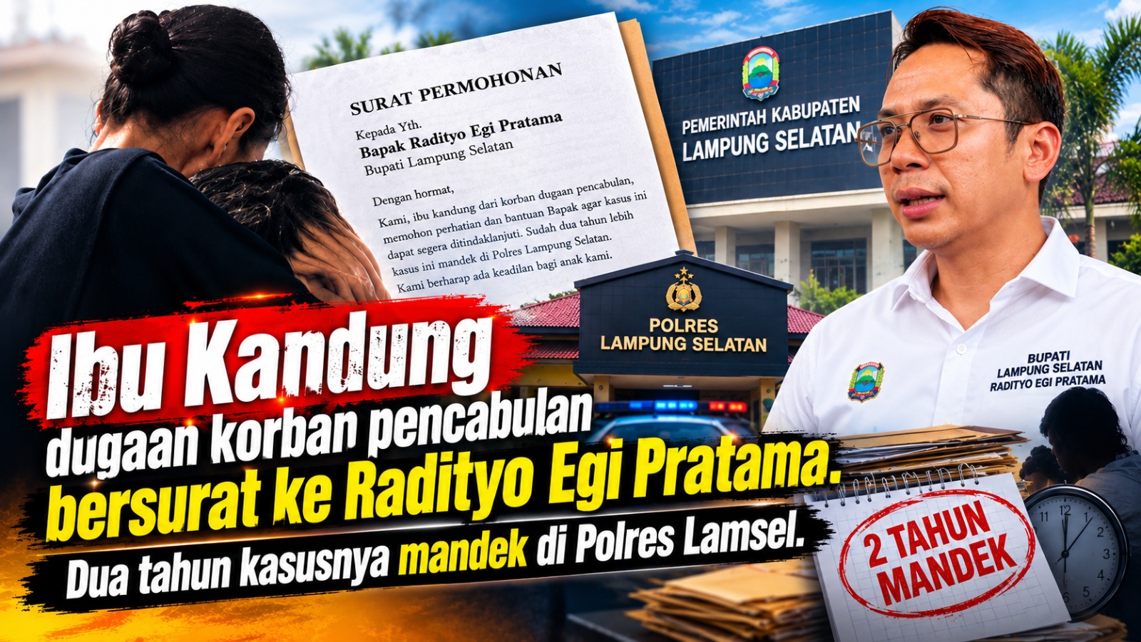 Ibu korban minta kasus ditangani profesional, laporan dugaan pelecehan masuk perhatian Bupati Egi
