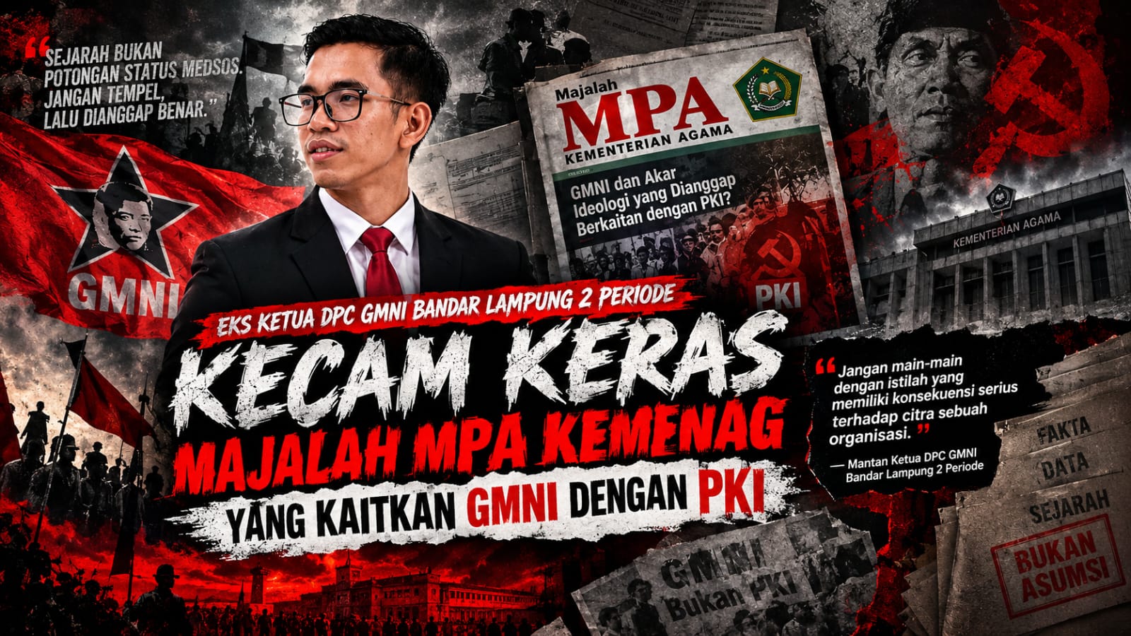 Eks Ketua GMNI Bandar Lampung Soroti Narasi Sensitif dalam Majalah MPA Kemenag
