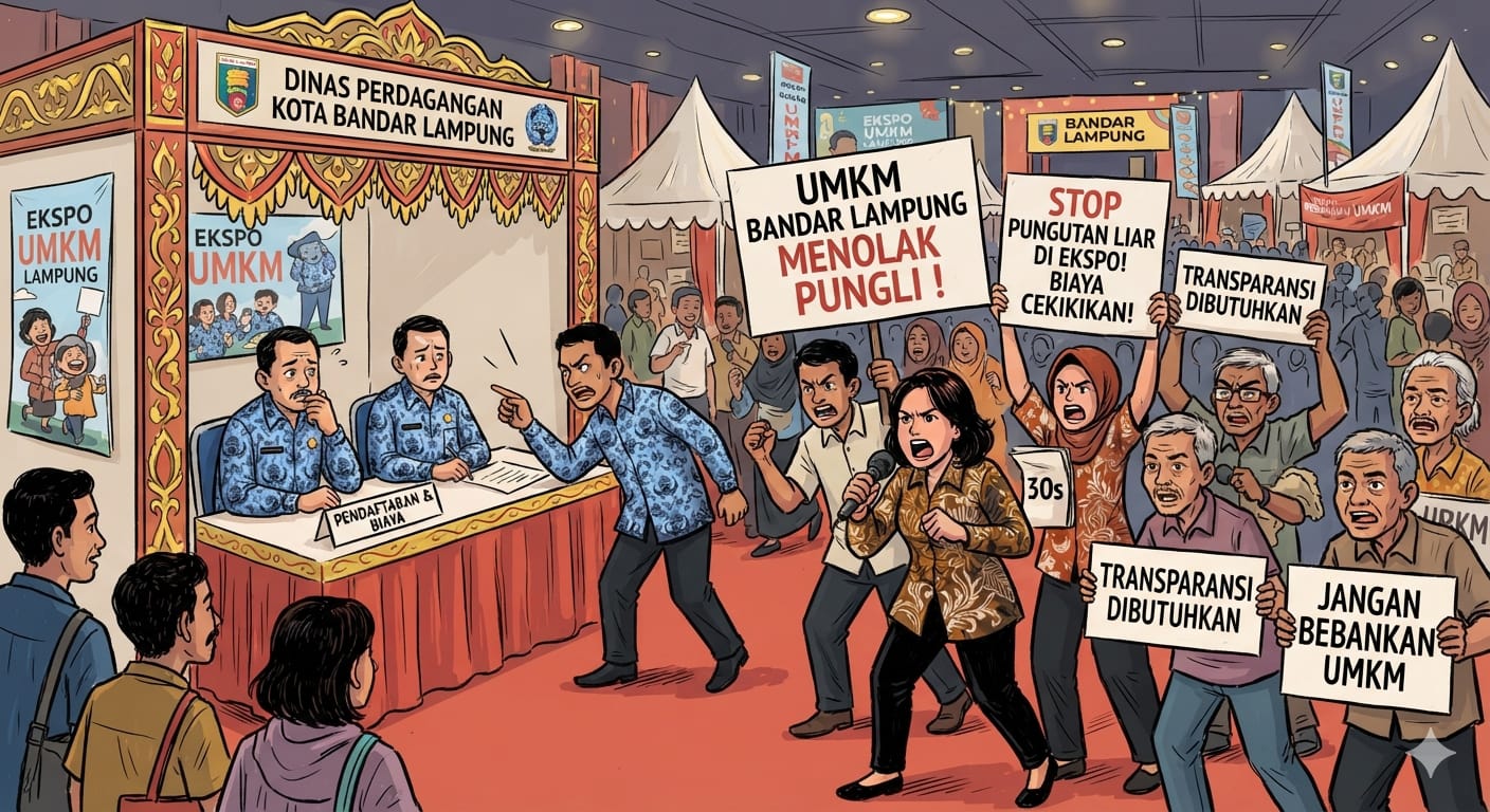 Bandar Lampung Expo 2026 Disorot: APBD Rp1,3 Miliar, UMKM Masih Dibebani Sewa Lapak