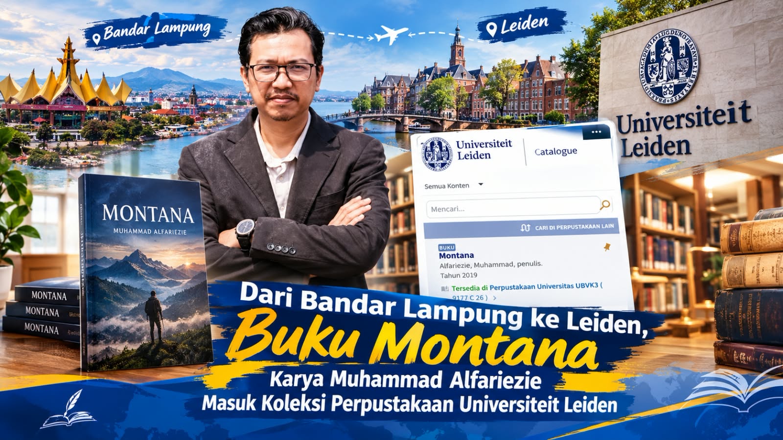 Ribuan Kilometer dari Lampung, Montana Karya Muhammad Alfariezie Menemukan Rumah di Perpustakaan Leiden