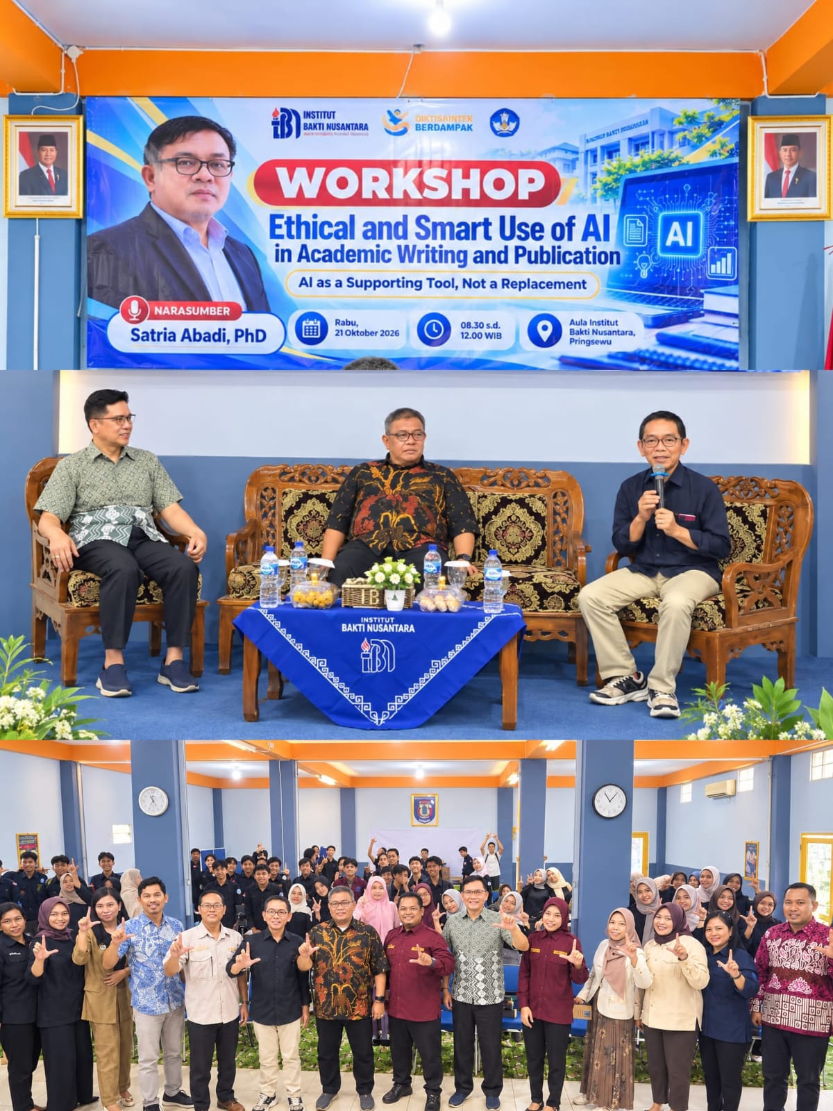 IBN Pringsewu Hadirkan Pakar AI dari Malaysia, Mahasiswa Diingatkan Jangan Asal Pakai ChatGPT!