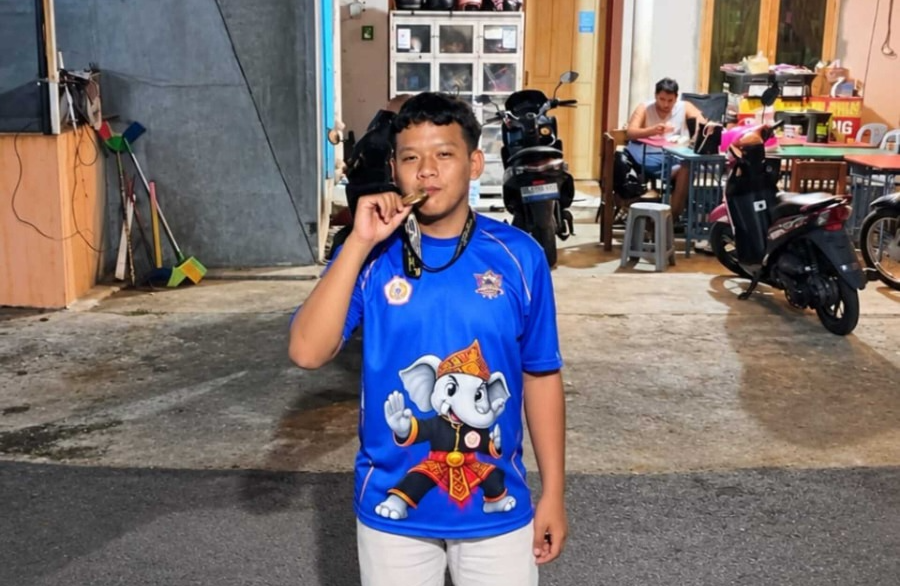 Baru 3 Tahun Belajar Silat, Sultoni Murid SMK Samudera Langsung Gaspol Raih Medali Emas!